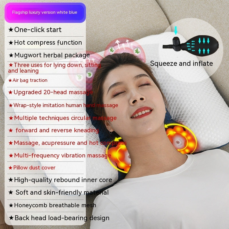 Shoulder And Cervical Spine Massage Pillow Cervical Spine And Neck Massager